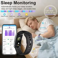 No Screen Smart Watch Men's Sports Outdoors Fitness Heart Rate Monitor 1ATM Waterproof New Smartwatch For Andrio IOS 2026 New - Image 6