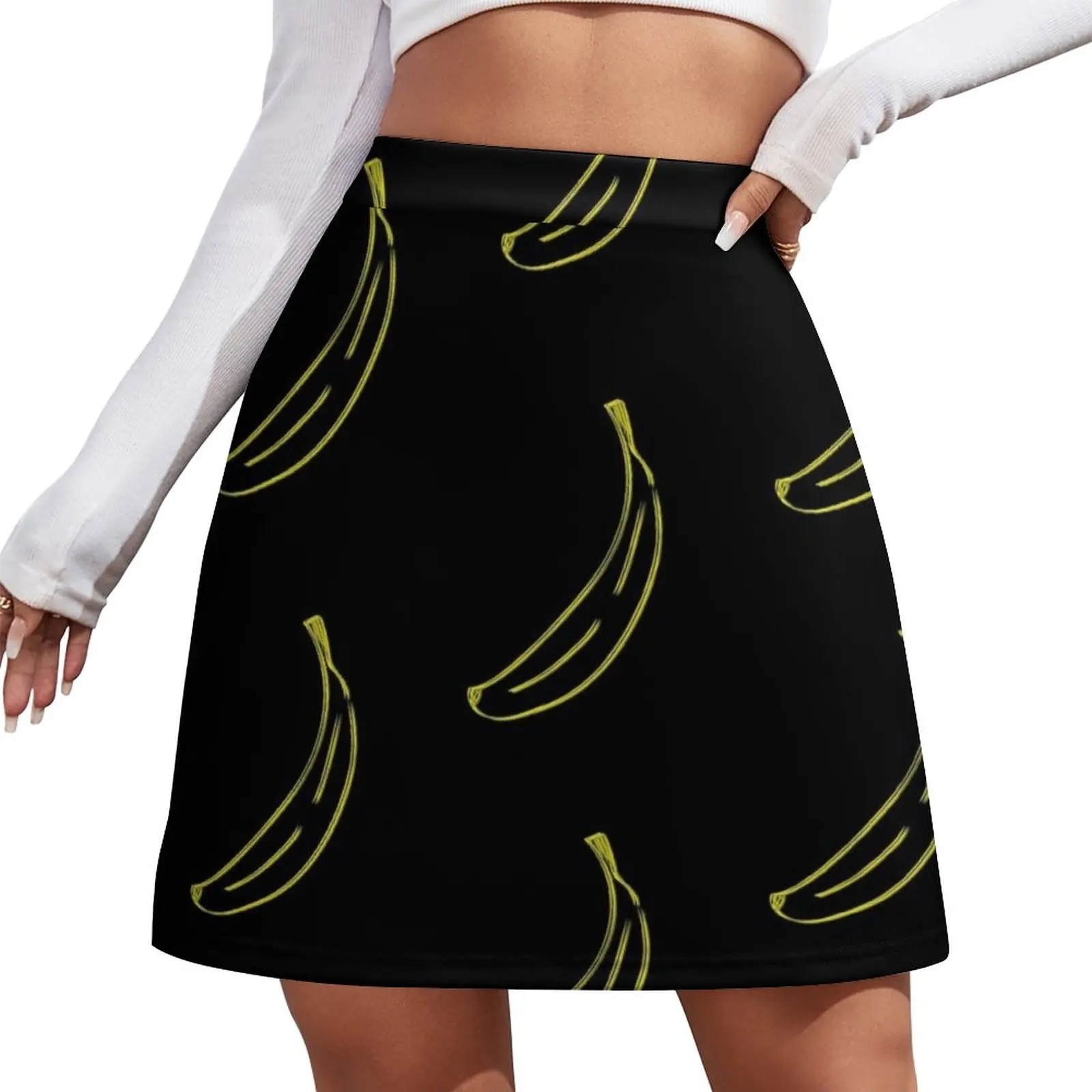 

Мини-юбка в стиле банан, роскошная дизайнерская одежда, женское летнее платье 2023