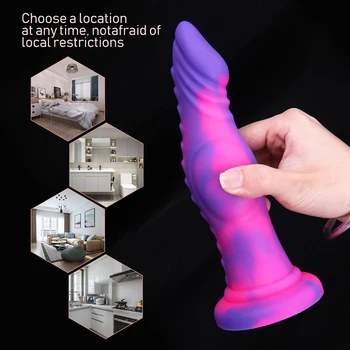 Silicone Huge Dildo Soft Big Dildos Strong Suction Cup Penis Large Butt Plug Dragon Dildo Anal Sex Toys For Womans Masturbador 4