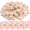 100 Pcs Parrot Chewing Toy Wooden Blocks Bird Cage Climbing Toys Foraging Hanging Cockatoo Biting Macaw Cockatiel 3