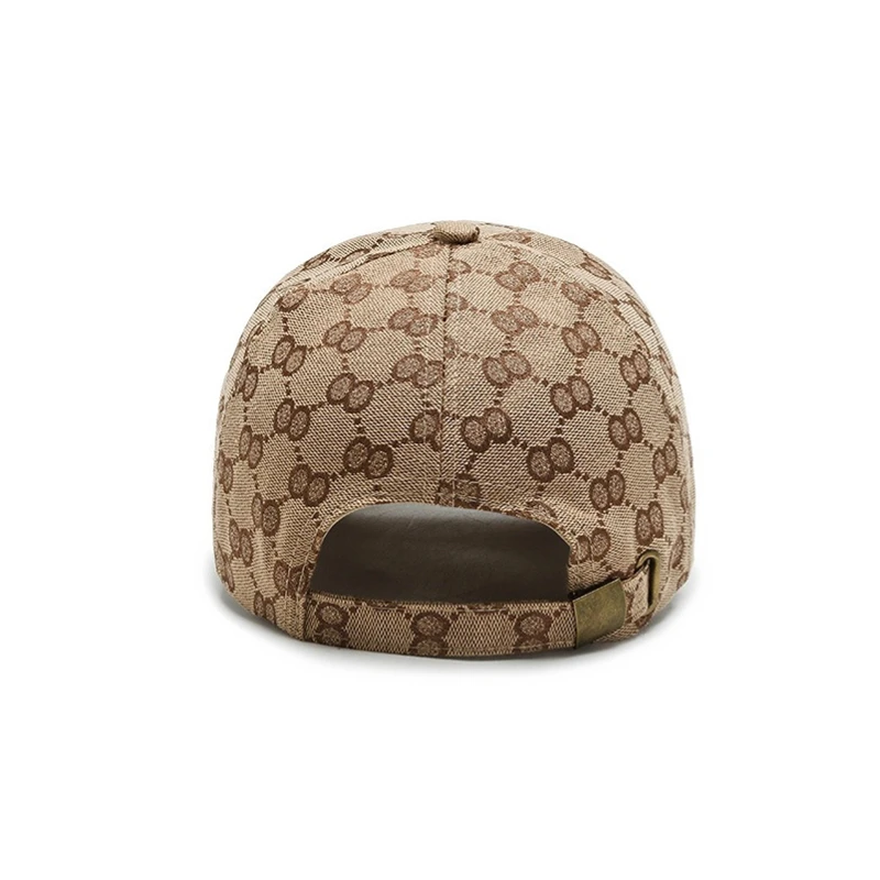 Men's Embroidered Sunshade Cotton Baseball Cap Side Profile View