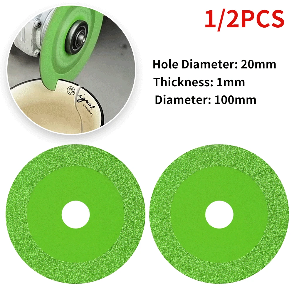 100mmGlassCuttingDiscDiamondMarbleSawBladeCeramicTileJade