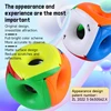 QY TOYS Void Round Corner Magic Cubes Tori 3x3 Puzzle Professional Speed Logic Games Smart Twist Wisdom  Cubo Magicos Play World 3