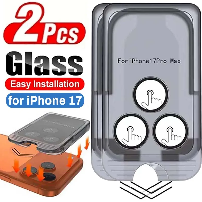 AR Clear Lens Cover | Dust-Free Removable Camera Protector with Tempered Glass Film | Easy Install