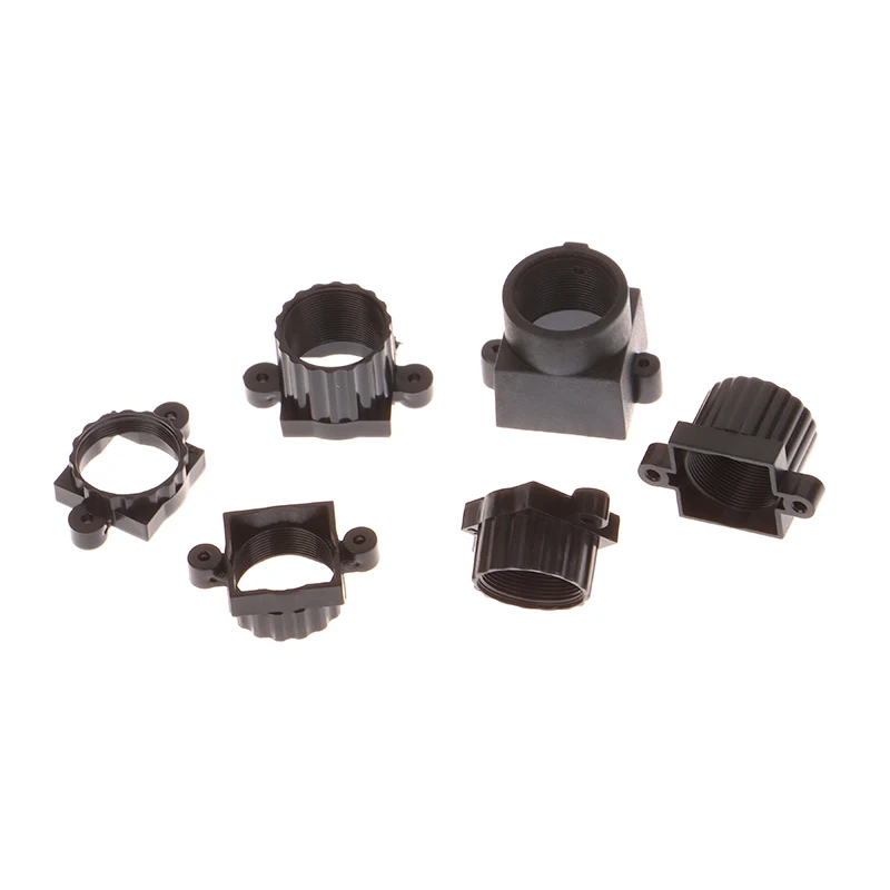 5Pcs M12 Lens Base 18mm Mounting Hole Spacing 6mm 8.5/10/12/13mm High Plastic Lens Holder PCB Board Module Lens Mount Connector