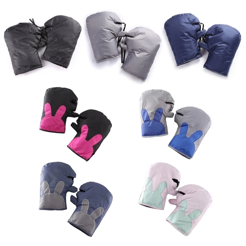 

Warm Mittens Thickened Handlebar Gloves Windproof Waterproof Scooter Handmuff
