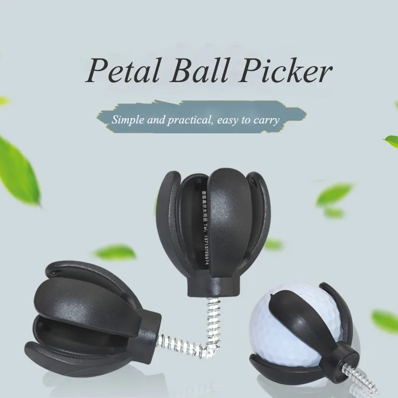 Golf ball pick-up golf supplies pick-up clip golf accessories pick-back device convenient and practical golf training equipment 3