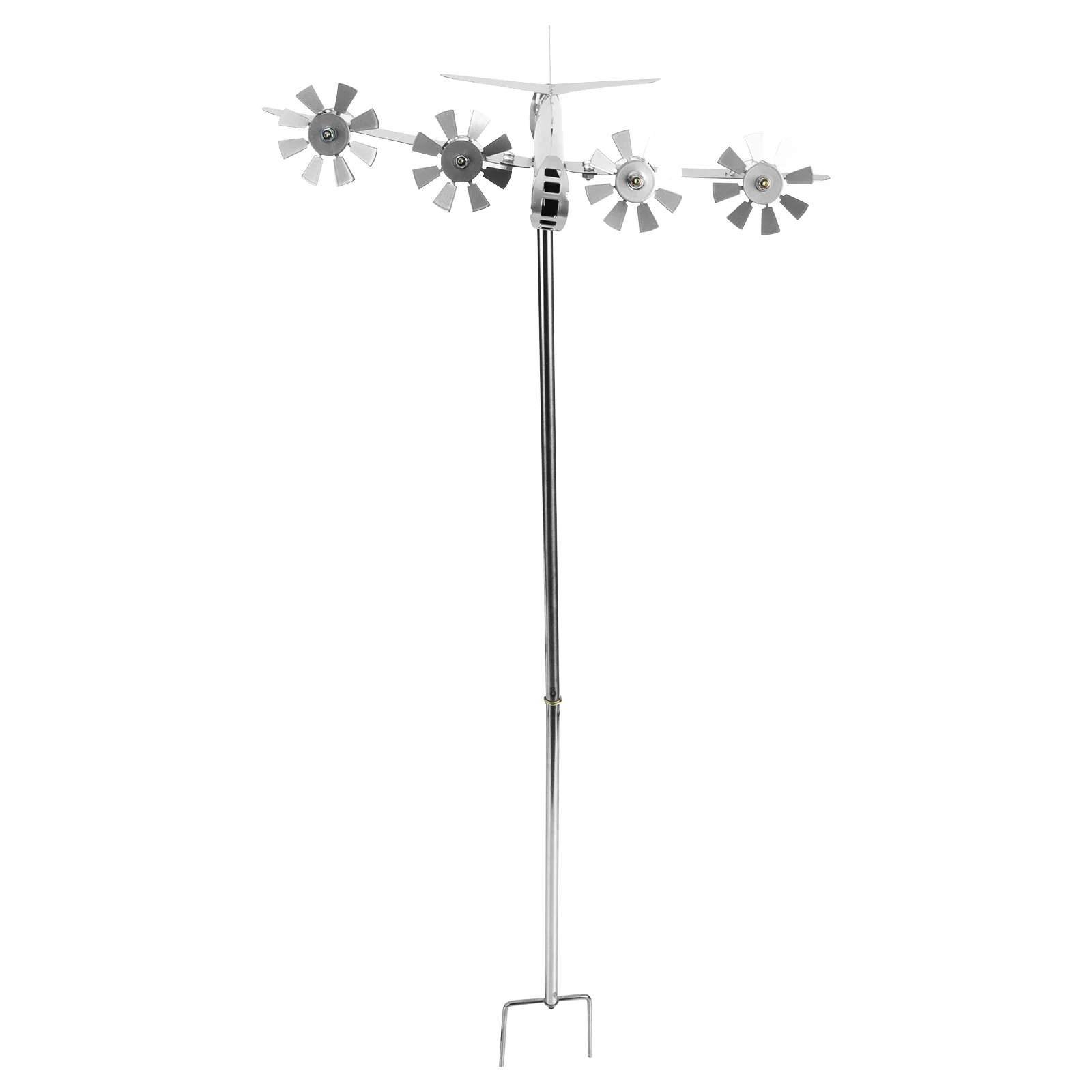 

Airplane Windmill Iron Crafts Fake Ornament Outdoor Decoration Garden Scene Layout Model Large