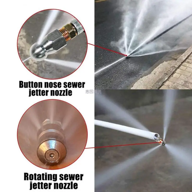2PCS Top Spray Connect Joint Replacement Stainless Steel Front And Rear Three/six Cleaning Machine Wire Pipe Special