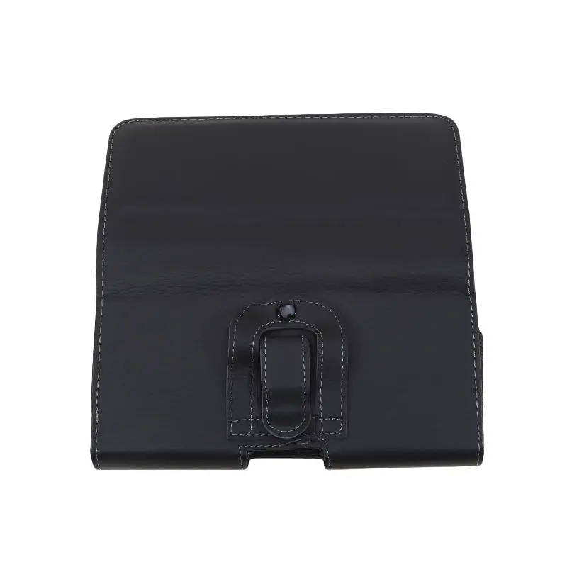PU Leather Belt-Loop Phone Case for Elderly Men - Universal Outdoor Waist Pouch Holster