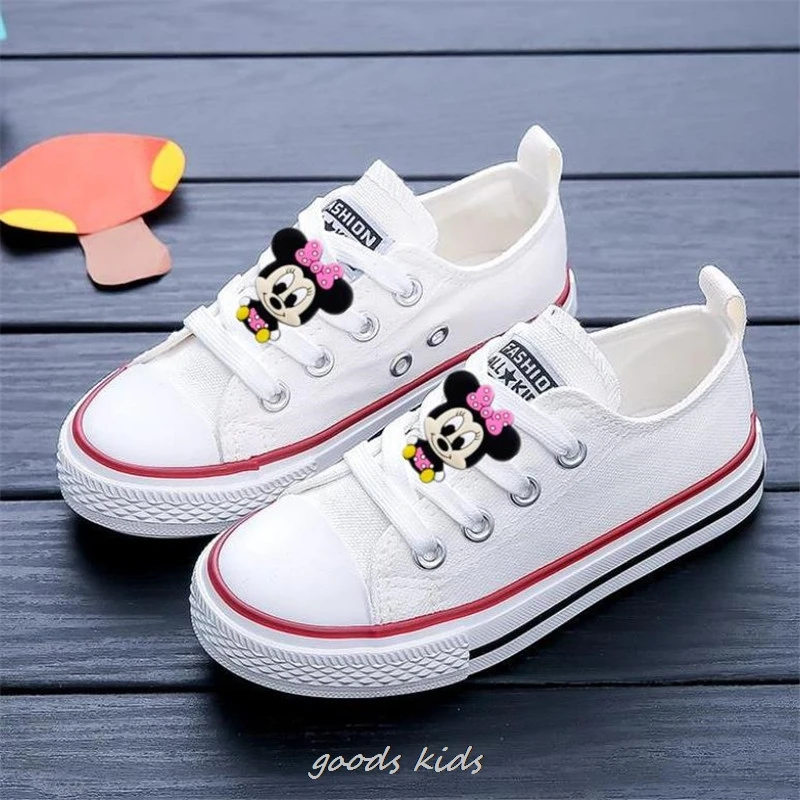 Disney Mickey Minnie children canvas shoes girls sneakers boys casual student shoes