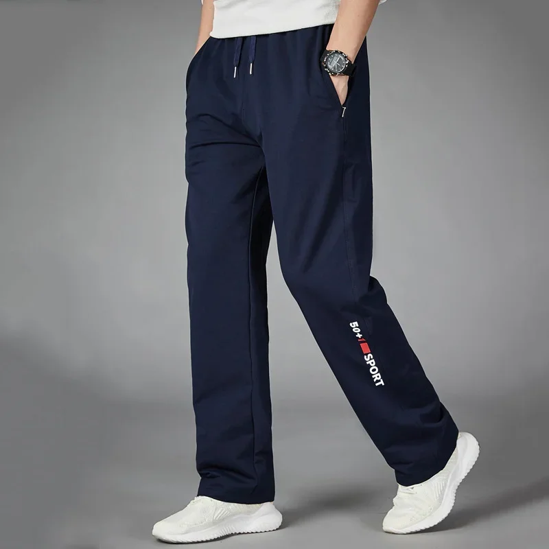 

Cotton Men Running Pants High Quality Gyms Sports Sweatpant Jogger Pants Streetwear Spring Trousers Sportswear Tracksuit Men 5XL