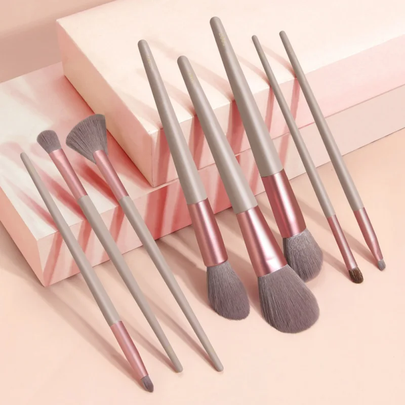 

8 Pcs Makeup Brush Set Cosmetic Makeup Tool Premium Synthetic Foundation Powder Concealer Eye Make Up Brushes Brush Set