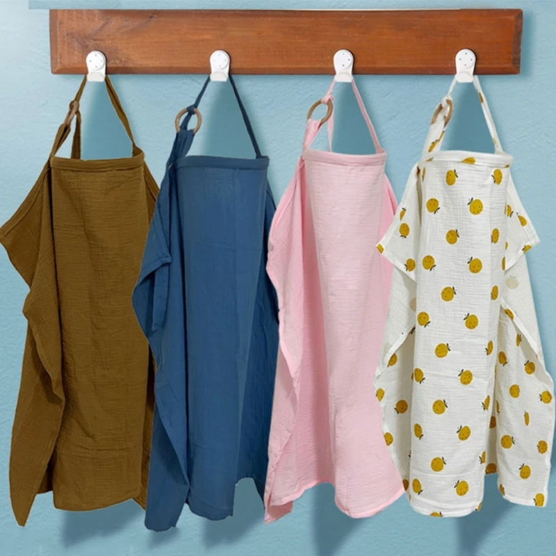 

Nursing Cover for Breastfeeding Infant Feeding Towel Breathable Cotton Privacy Breastfeeding Apron for Mum Baby