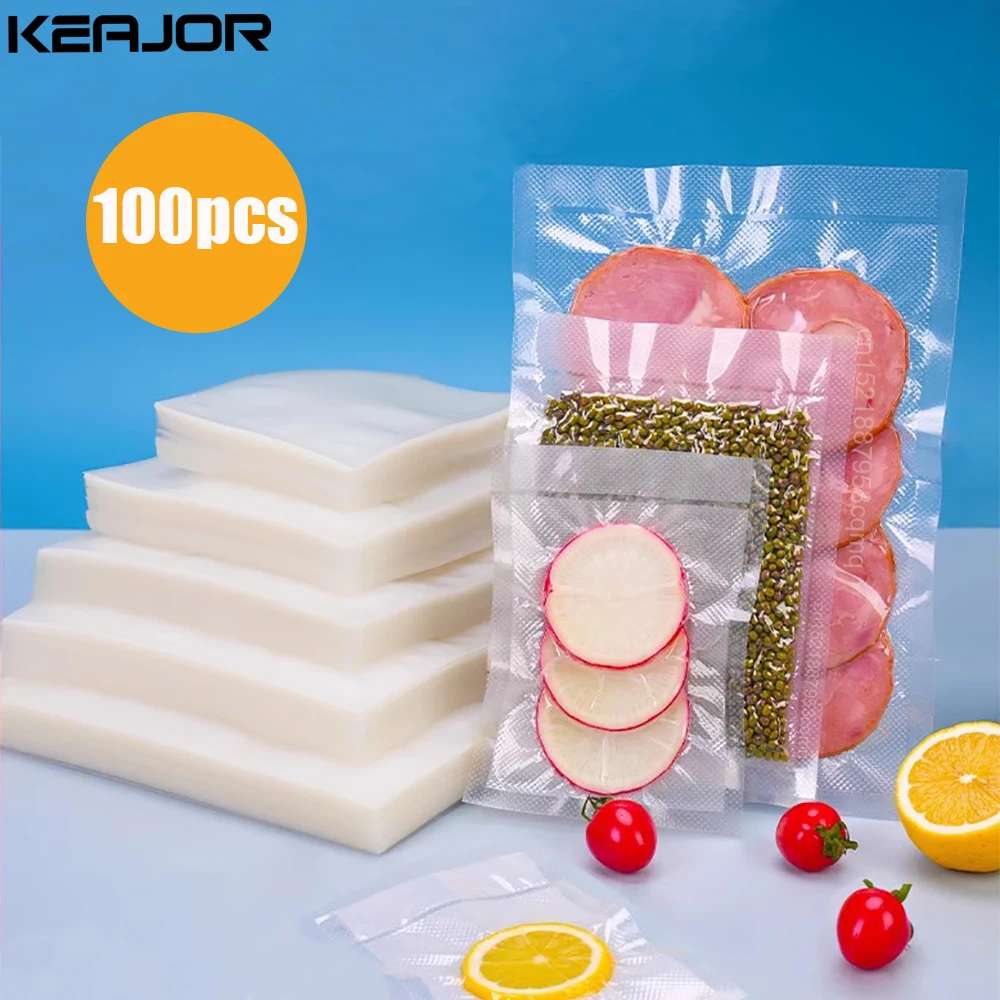 Vacuum Packaging Bags for Food 100pcs Food Storage Vacuum Bags for