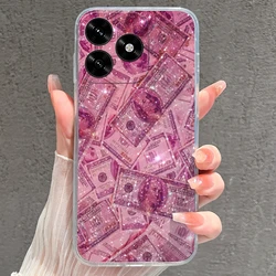 Cartoon Frog & Pig Transparent Protective Phone Case for Honor Play 10A (U1263)