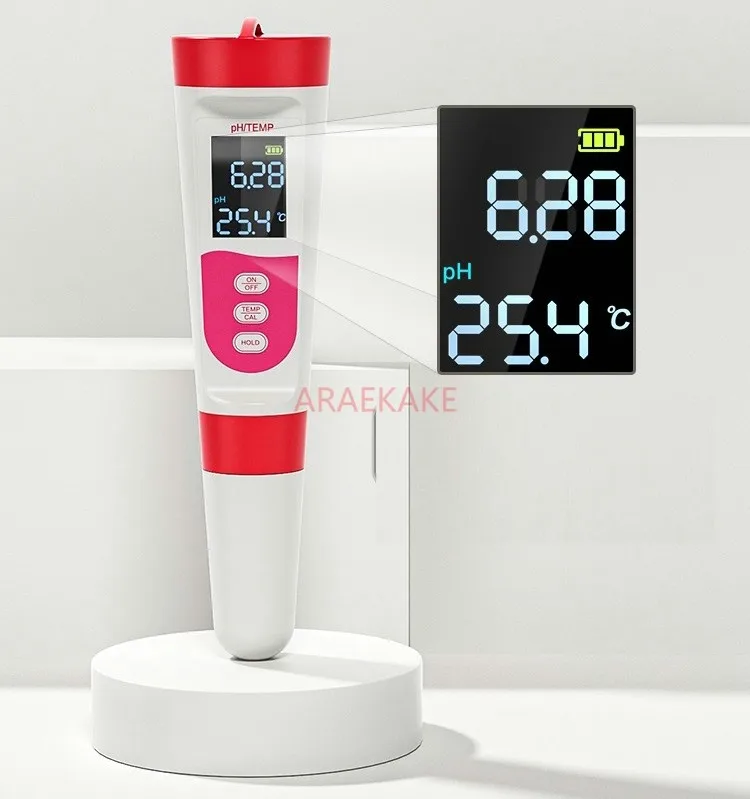PH testing pen, high-precision pH meter, pH meter, water quality testing instrument for aquariums, portable laboratory