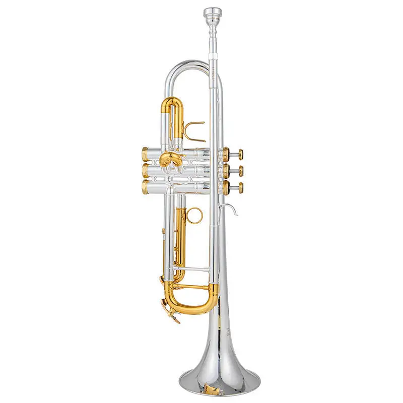 USA Bach Trumpet LT180S-37 Gold copper silver plating Trumpete trompete Professional Brass Instrument with Original Case