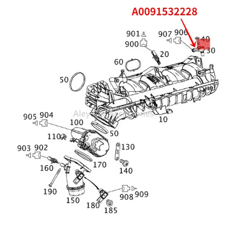 Original A0091532228 0091532228 A0081538928 Intake Air