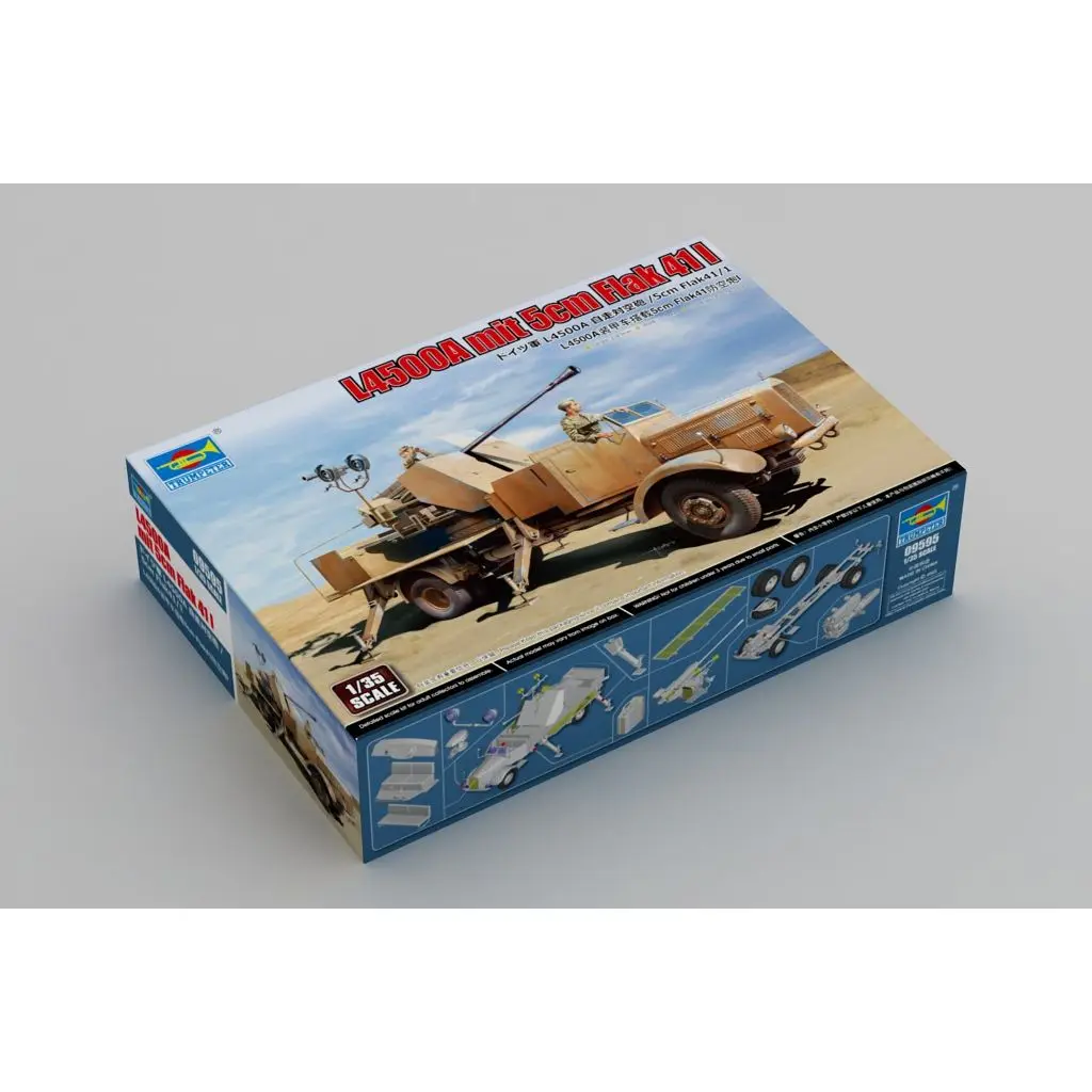 

Набор моделей Trumpeter 09595 1/35 L4500A mit 5 см Flak 41 I - Scale