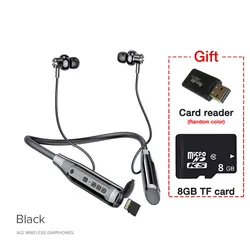 EARDECO Long - Lasting Wireless In - Ear Bluetooth Earphones with Mic & Enhanced Bass (A12 - black)