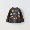 Ealy Autumn Costume Disney Long Sleeve TShirt For Boys And Girls Printing Round Neck Base Shirt Baby Cute Fashion Casual Tops 1