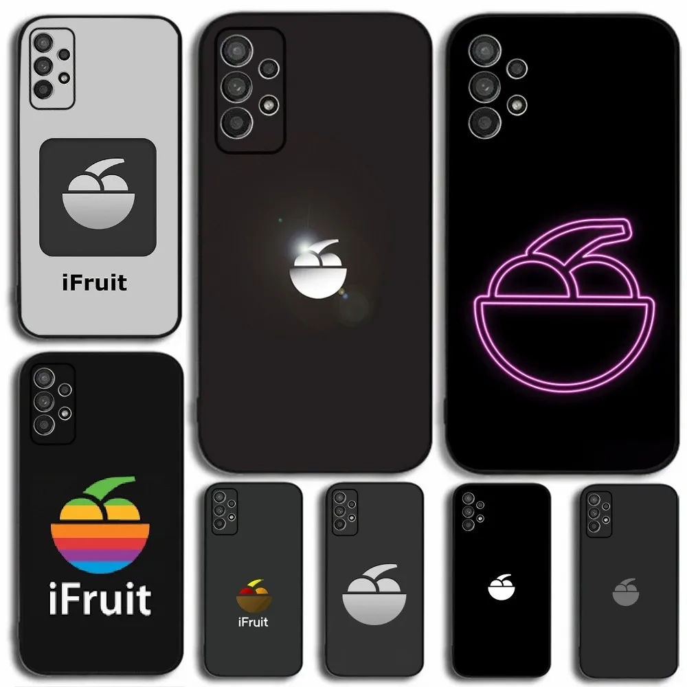 Чехол IFruit для телефона Samsung Galaxy A13,A21s,A22,A31,A32,A52,A53,A71,A80,A91, мягкий черный Чехол