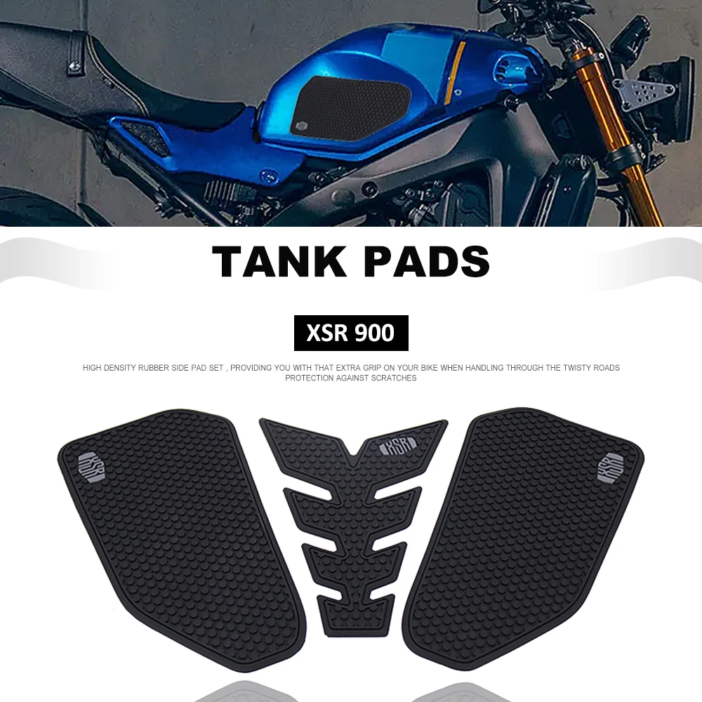 Motorcycle Fuel Tank Pads Sticker Side Gas Knee Grip Protector Traction Decals Non-slip New For YAMAHA XSR 900 XSR900 2022 2023