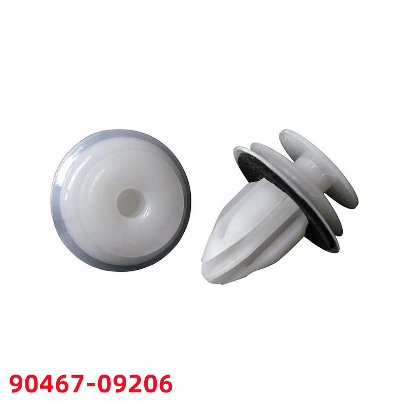 

XIEAILI 100Pcs Auto Door Trim Panel Retainer Nylon Retaining Clips Car Rivet Retaining Fasteners Clip 90467-09206 D08