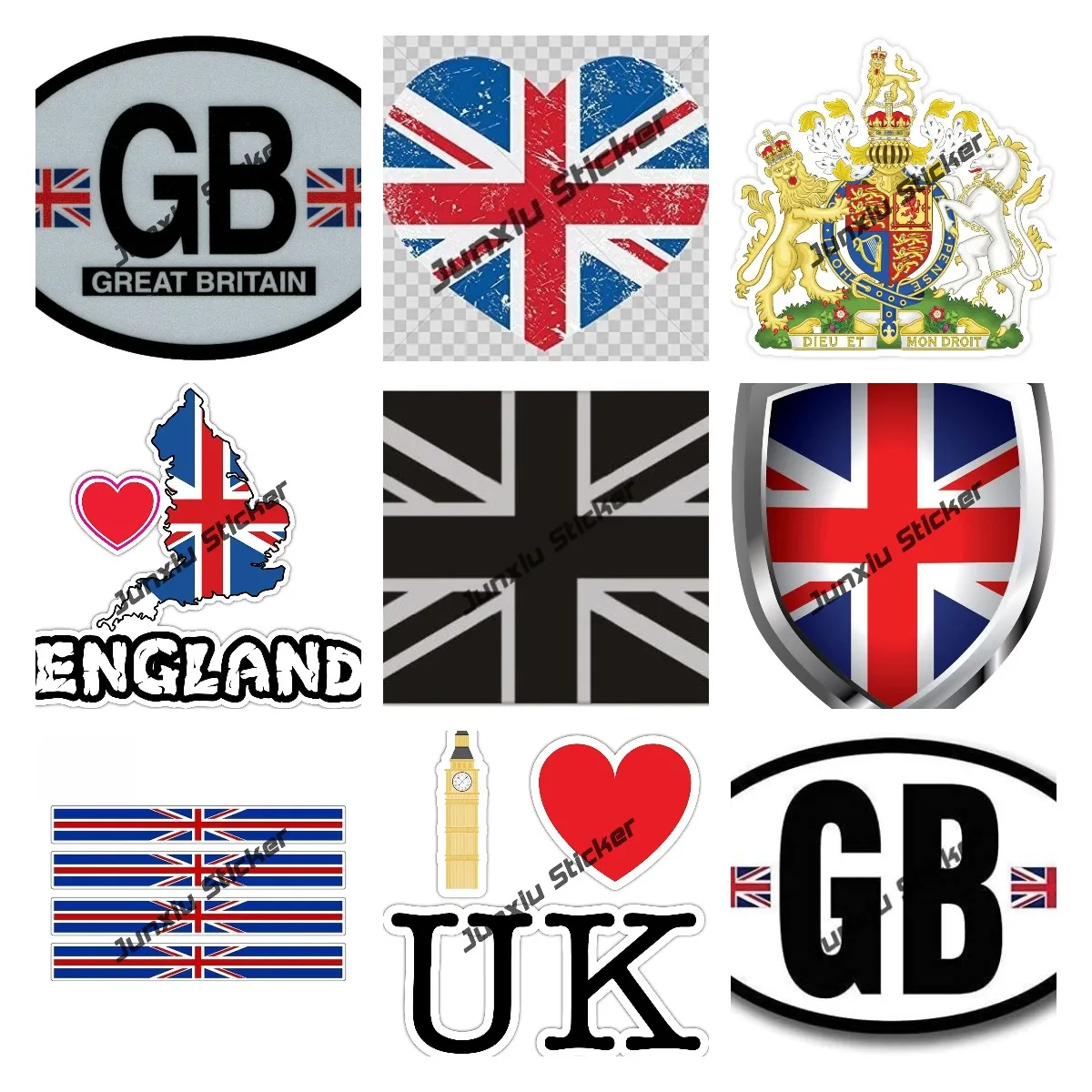 England Großbritannien Auto Aufkleber Brexit UK GB Land Code Flagge  Aufkleber Kreative Motorrad Helm Aufkleber Zubehör Decor - AliExpress