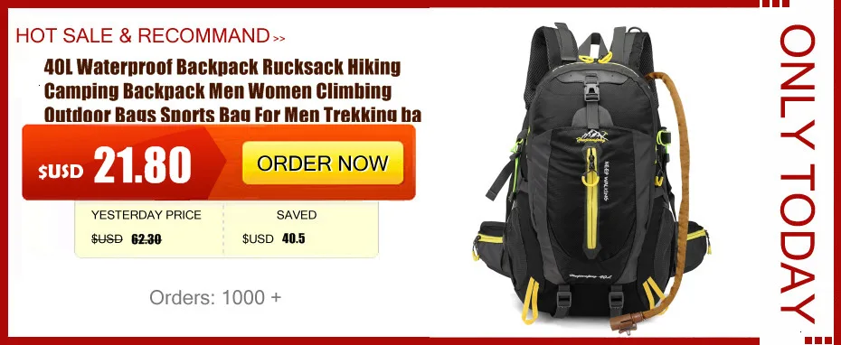Camping 40L Hiking Backpack Waterproof Backpack Camping Backpack for Men Backpack for Women Hiking Daypacks for Climbing 