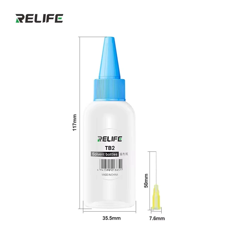 Relife RL-054 RL-TB2 لحام الجريان لصق الراتنج أدوات فارغة السائل البلاستيك زجاجة الكحول زجاجة عطر مع إبرة تلميح إصلاح
