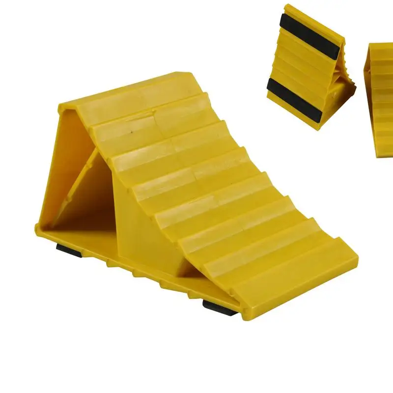 

Portable Car Anti Slip Block Non Slip Car Threshold Ramp Wheel Stopper ABS Strong Stability Stop Slider Block Tool for trailer