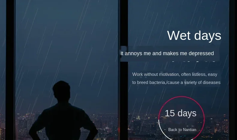 Description Picture 4 of itemAir dryer Mini semiconductor dehumidifier Hygroscopic air dehumidifier Household dehumidifier dehumidifier for home basement