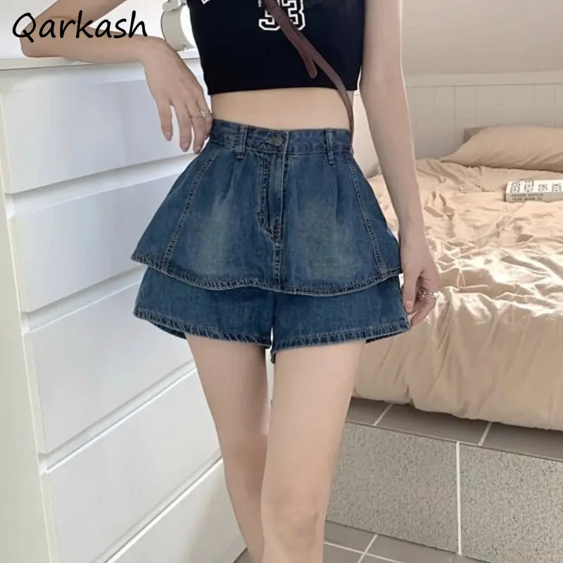 

S-5XL Shorts Women Loose Denim Vintage Summer Ulzzang Students Casual Sexy Basic Streetwear High Waist Fashion All-match Hipster