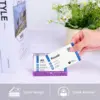 Acrylic Glitter Colorful Business Card Holder Desktop Card Stand Card Storage Display Shelf Office Supplies School Gift 3