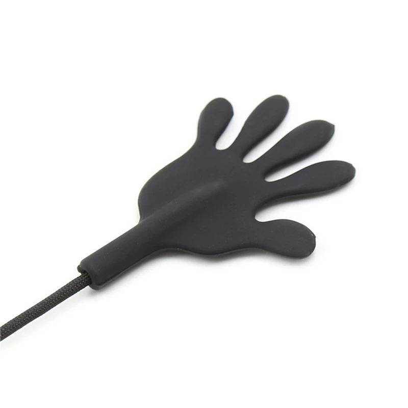 47CM Riding Crop Silicagel PU Leather Whip Crops Equestrianism Horse Whips Flogger Paddle for Horse 4