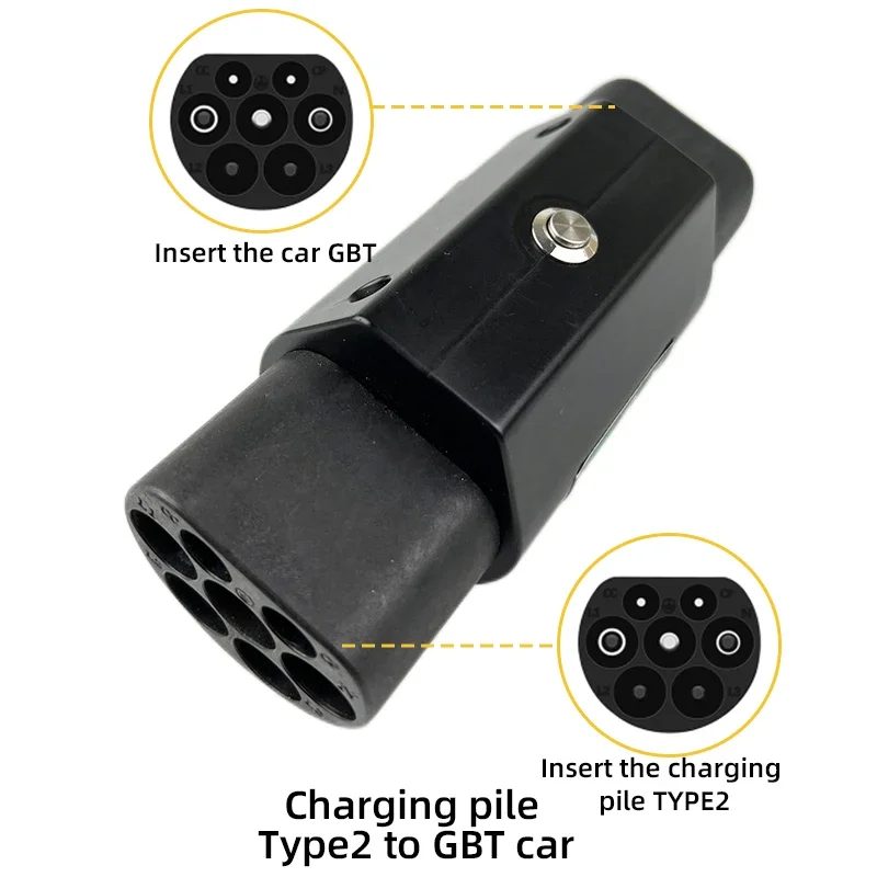 32A EV Charger Converter Type 2 to GBT EV Adapter Charging Station IEC 62196 to gbt Electric Car Charging Adapter ev charger