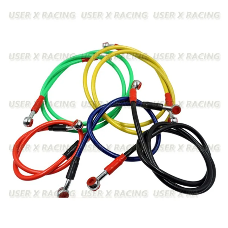 

USERX Motorcycle modification accessories 1.2m Brake upper pump disc brake oil pipe steel wire rubber sleeve For Scooter