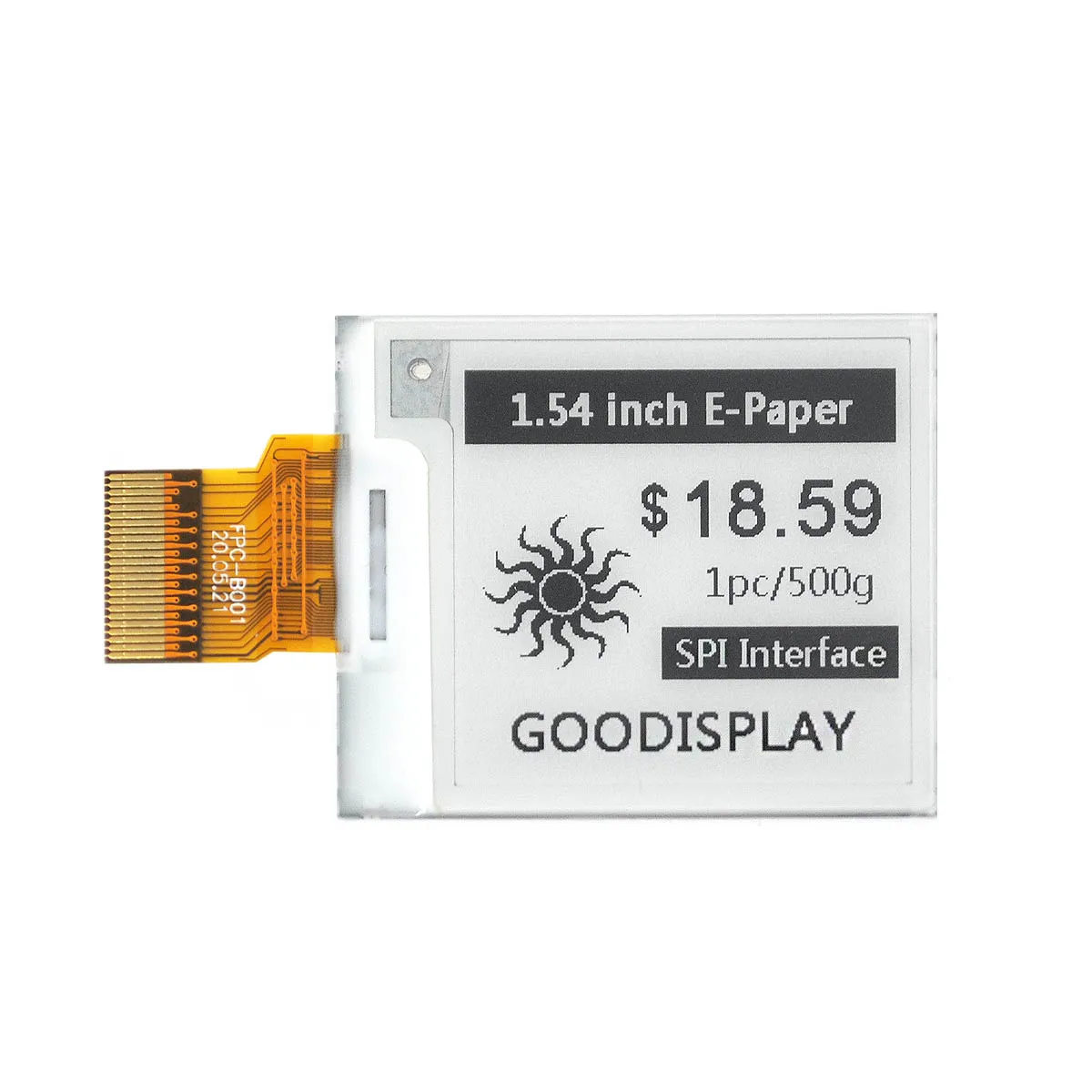 spi epaper hat para stm32, esp32, esp8266