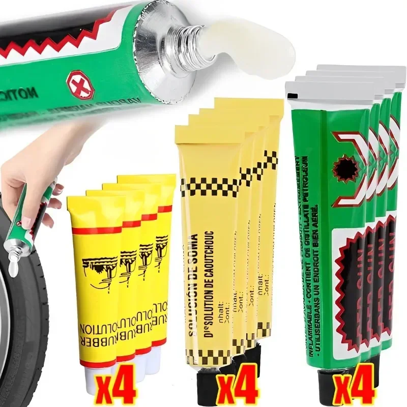 

Car Tire Repairing Glue Universal Motorcycle Bicycle Tyre Inner Tube Puncture Repair Tools Bike Trye Tire Patching Repair Glues