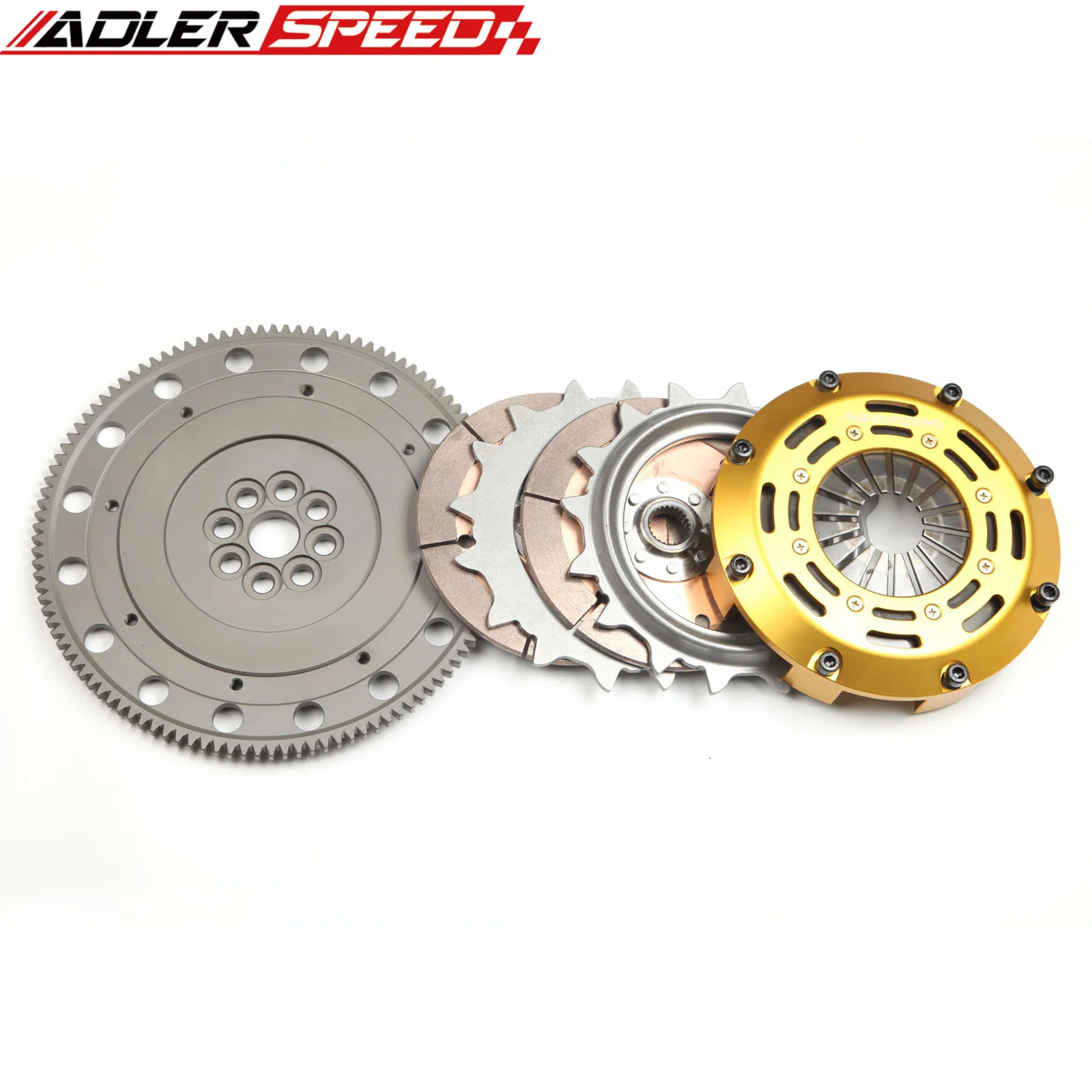 a++ ADLERSPEED 7.25(185mm) 레이싱 클러치 트윈 디스크 (아큐라 RSX 타입-S, 혼다 시빅 SI K20 K24 중형 WT용)