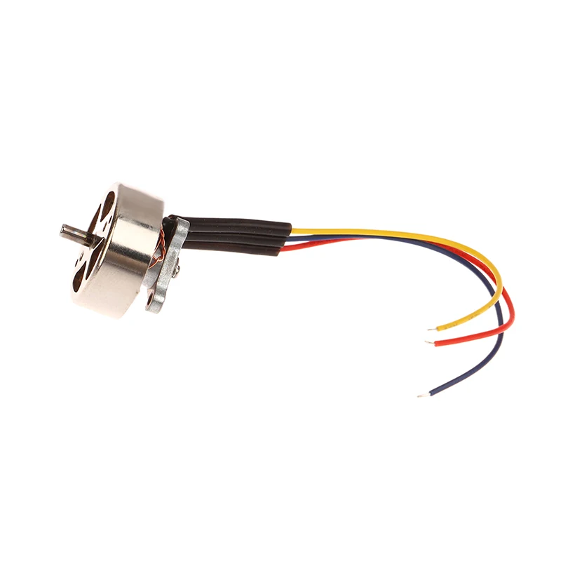 Vue de dessus du moteur sans balais 1103 15000KV pour drone FPV micro, montrant les trois fils de connexion