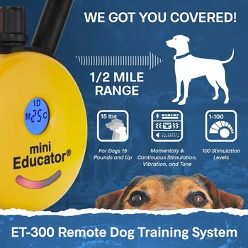 Dog Training, Waterproof Remote Trainings Collar - 100 Trainings Levels Plus Vibration and Sound, Dog Training 2