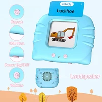 Early Montessori Educational Toys Talking Flash Cards Learning Talking Language English Electronic Audio Book Toy Children Gifts 2