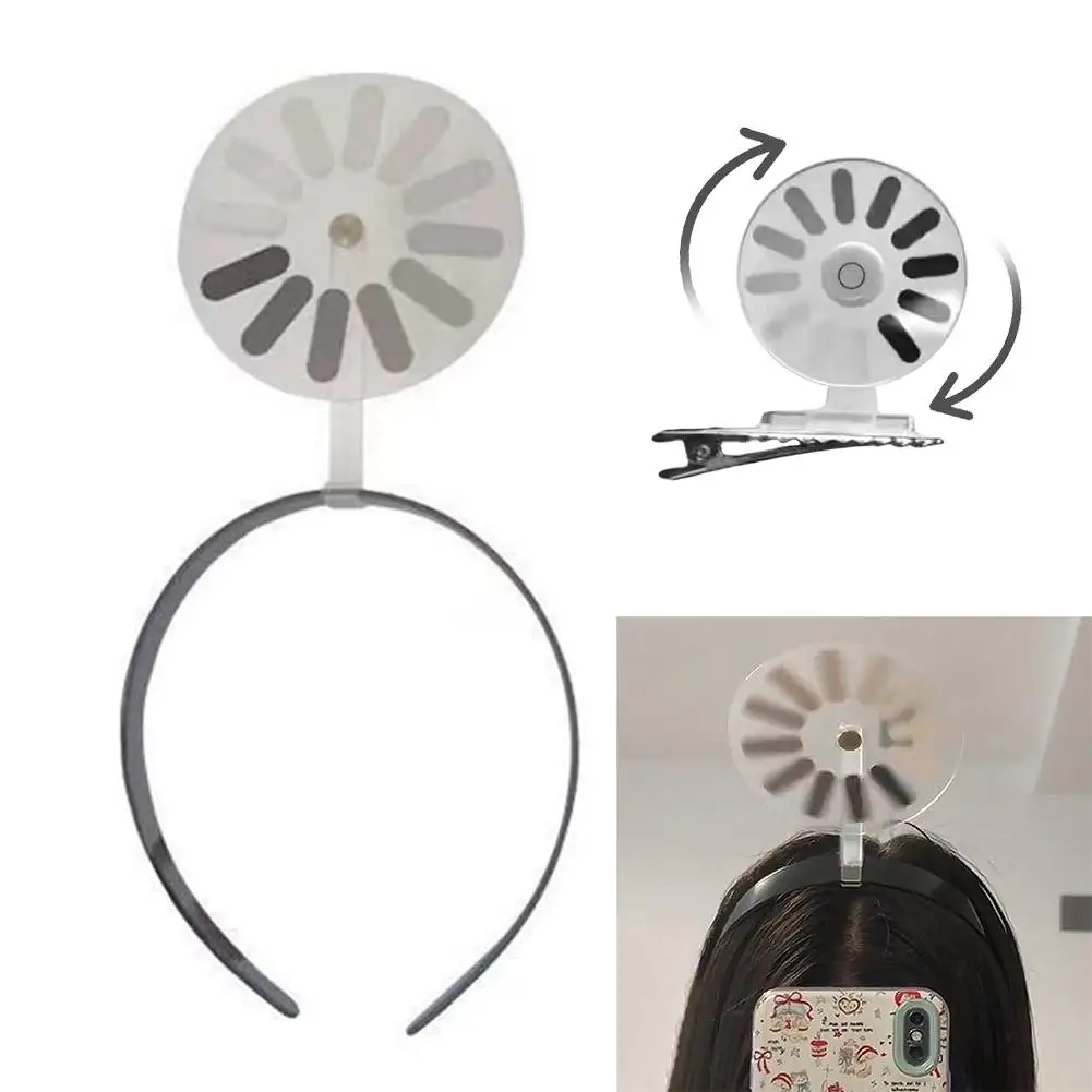 Brain loading Hair band Rotatable Funny Crash Hairpin Prank Creative Hair accessory For Halloween Birthday Party Decoration gift