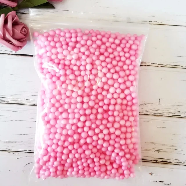 Top Quality 15g/bag Polystyrene Beads for Slime Candy Color Foam Beads for  Slime Supplies Mini Foam Balls for Slime Decoration - AliExpress