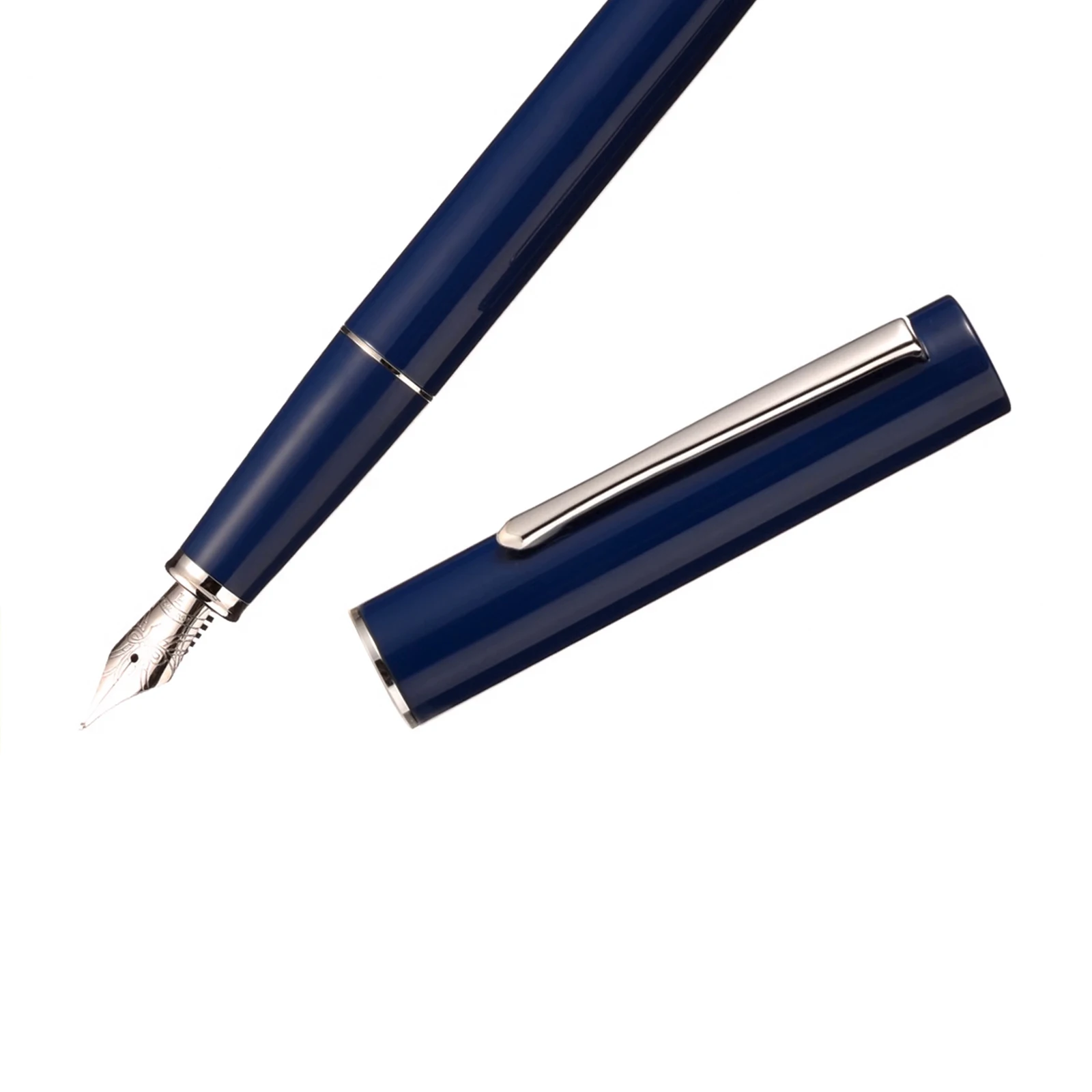 Hongdian C2 Mystery Explorer Classic Metal Fountain Pen EF/F Polished Plain Nib School Office Supplies student Writing Pen fountain pen