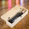 Twine Wooden Box for Wine Storage, Great for Wine Accessories, Wine Gift Box for Any Occasion, Exposed Wood Grain 6