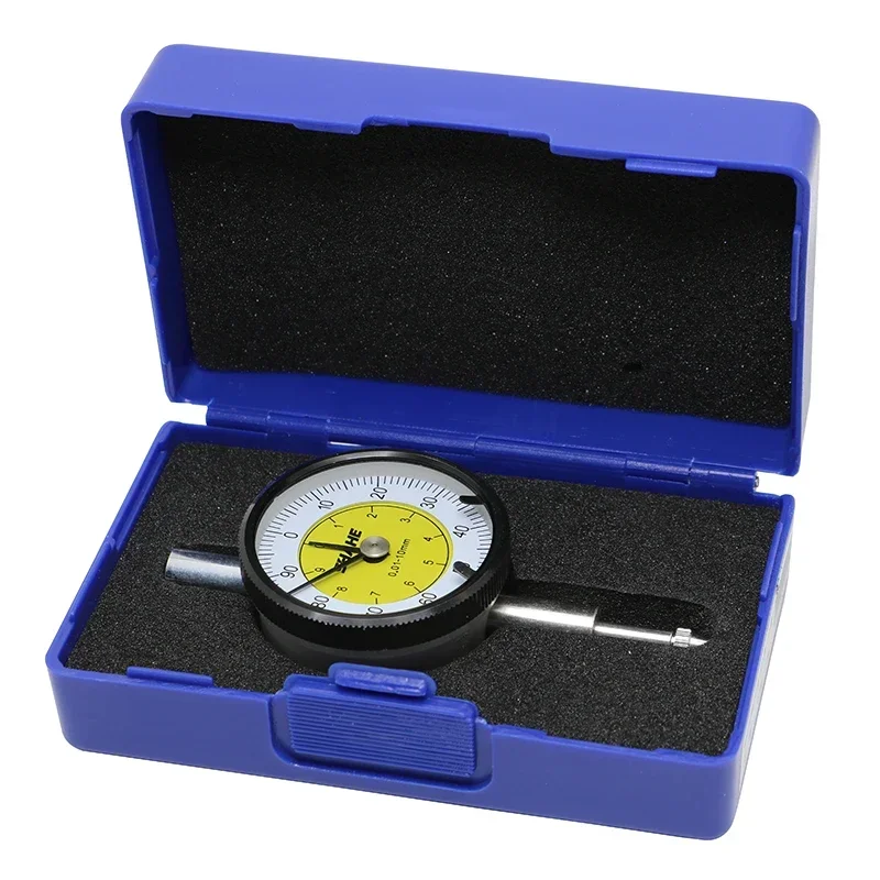 Dial Indicator Gauge Dial Indicator SHAHE MINI 0-10 mm Meter Precise 0.01 mm Resolution Measuring Tool